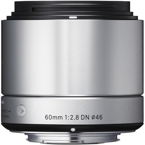 Sigma 60mm f/2.8 DN Lens for Sony E-mount Cameras (Silver), Sigma, 60mm, f/2.8, DN, Lens, Sony, E-mount, Cameras, Silver,