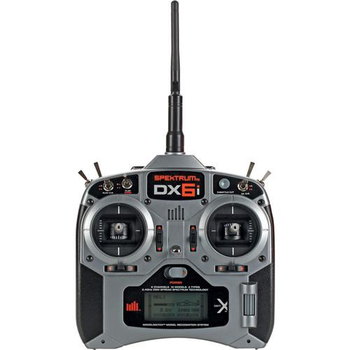 Spektrum DX6i 6-Channel DSMX Transmitter with 500 mAh LiPo, Spektrum, DX6i, 6-Channel, DSMX, Transmitter, with, 500, mAh, LiPo,