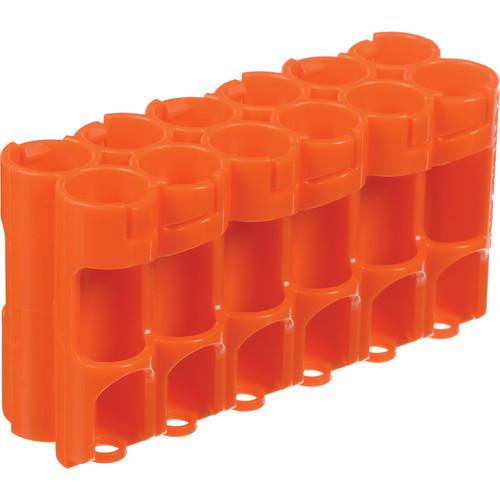 STORACELL 12 AA Pack Battery Caddy (Orange) 12AAORG, STORACELL, 12, AA, Pack, Battery, Caddy, Orange, 12AAORG,