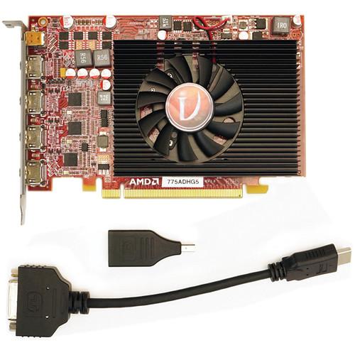 VisionTek Radeon HD 7750 5M 4K UHD 5-Monitor Graphics Card, VisionTek, Radeon, HD, 7750, 5M, 4K, UHD, 5-Monitor, Graphics, Card