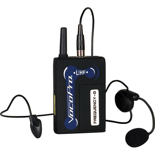 VocoPro UHF-BP1 Headset Microphone & Wireless UHF-BP1 R