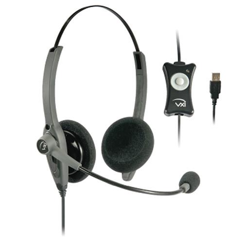 VXi  TalkPro USB 2 Binaural Stereo Headset 203009, VXi, TalkPro, USB, 2, Binaural, Stereo, Headset, 203009, Video