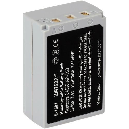 Watson NP-100 Lithium-Ion Battery Pack (7.4V, 1850mAh) B-1601, Watson, NP-100, Lithium-Ion, Battery, Pack, 7.4V, 1850mAh, B-1601