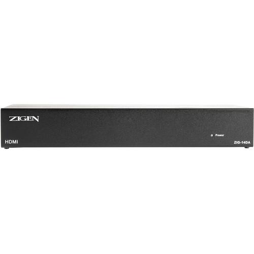 Zigen ZIG-14DA 1 x 4 HDMI Distribution Amplifier ZIG-14DA, Zigen, ZIG-14DA, 1, x, 4, HDMI, Distribution, Amplifier, ZIG-14DA,