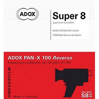 Adox Pan-X Reversal Super 8 Black and White Film (49.2') 422150