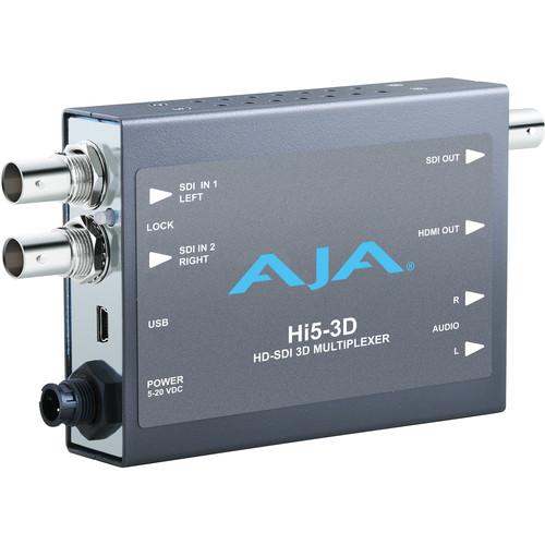 AJA Hi5-3D Dual HD-SDI to HDMI 3D Multiplexer HI5-3D, AJA, Hi5-3D, Dual, HD-SDI, to, HDMI, 3D, Multiplexer, HI5-3D,