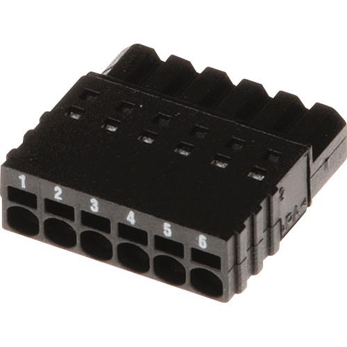 Axis Communications Connector A 6-Pin 2.5mm Straight 5505-271