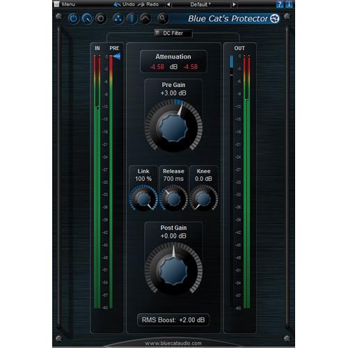 Blue Cat Audio Protector Brickwall Limiter Plug-In 11-31236, Blue, Cat, Audio, Protector, Brickwall, Limiter, Plug-In, 11-31236,