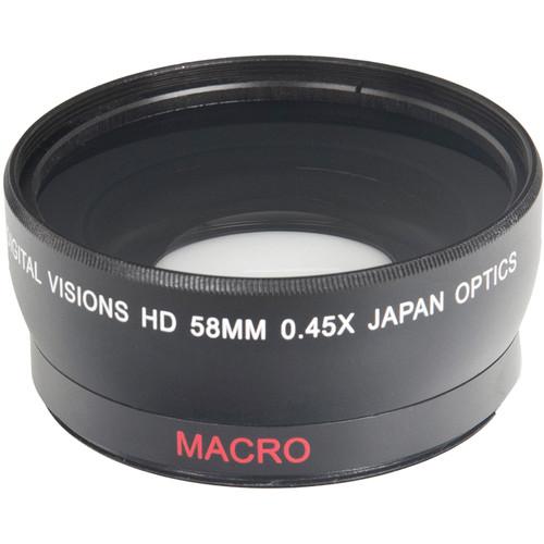 Bower Pro HD 0.45x Wide-Angle Conversion Lens for 58mm VLC4558B, Bower, Pro, HD, 0.45x, Wide-Angle, Conversion, Lens, 58mm, VLC4558B