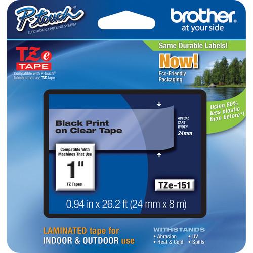 Brother TZe151 Laminated Tape for P-Touch Labelers TZE-151, Brother, TZe151, Laminated, Tape, P-Touch, Labelers, TZE-151,