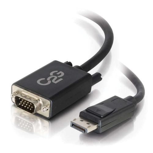 C2G DisplayPort Male to VGA Male Active Adapter Cable (3') 54331, C2G, DisplayPort, Male, to, VGA, Male, Active, Adapter, Cable, 3', 54331
