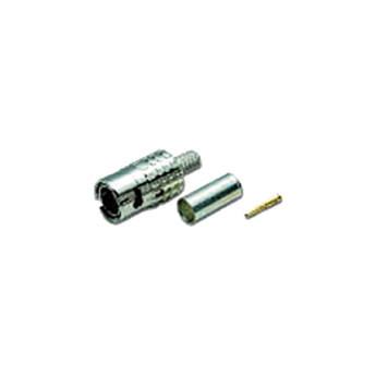 Canare 3-Piece Slim BNC Connector for Belden 1189A and MBCPC5F, Canare, 3-Piece, Slim, BNC, Connector, Belden, 1189A, MBCPC5F