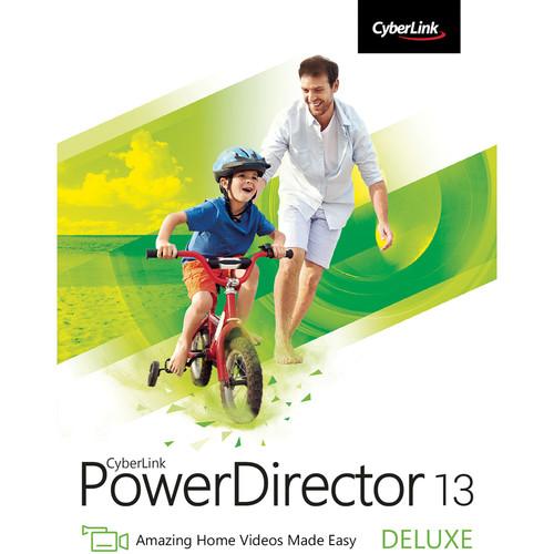 CyberLink PowerDirector 13 Deluxe (Download) PDR-0D00-IWX0-00, CyberLink, PowerDirector, 13, Deluxe, Download, PDR-0D00-IWX0-00