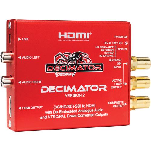 DECIMATOR DECIMATOR 2 3G/HD/SD-SDI to HDMI Converter DD-DEC-2, DECIMATOR, DECIMATOR, 2, 3G/HD/SD-SDI, to, HDMI, Converter, DD-DEC-2