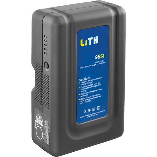 Dedolight LiTH 95SI V-Mount Self-Charging Lithium-Ion LITH95SI, Dedolight, LiTH, 95SI, V-Mount, Self-Charging, Lithium-Ion, LITH95SI