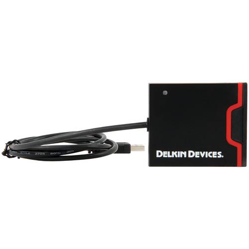 Delkin Devices USB 3.0 Dual Slot SD UHS-II and CF DDREADER-44, Delkin, Devices, USB, 3.0, Dual, Slot, SD, UHS-II, CF, DDREADER-44