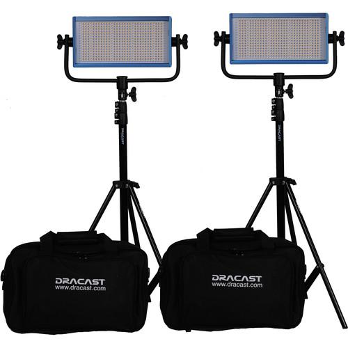Dracast Dracast LED500 Pro Daylight LED 2-Light DR-LK-2X500-DG, Dracast, Dracast, LED500, Pro, Daylight, LED, 2-Light, DR-LK-2X500-DG