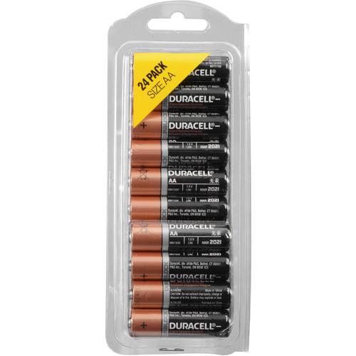 Duracell 1.5V AA Coppertop Alkaline Batteries (24-Pack), Duracell, 1.5V, AA, Coppertop, Alkaline, Batteries, 24-Pack,