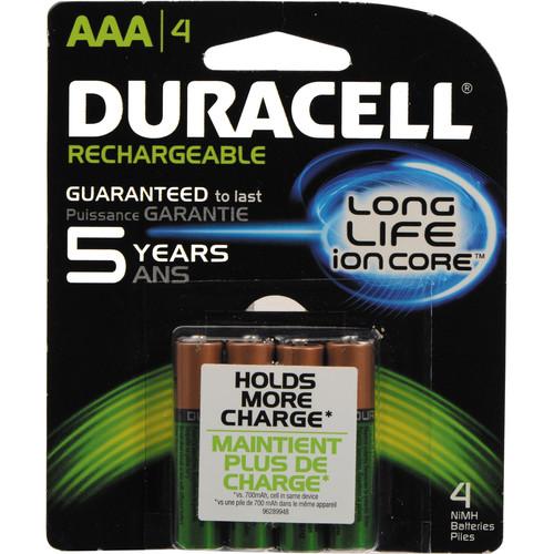 Duracell Rechargeable Long Life ion Core AAA NiMH DX2400B4N, Duracell, Rechargeable, Long, Life, ion, Core, AAA, NiMH, DX2400B4N,