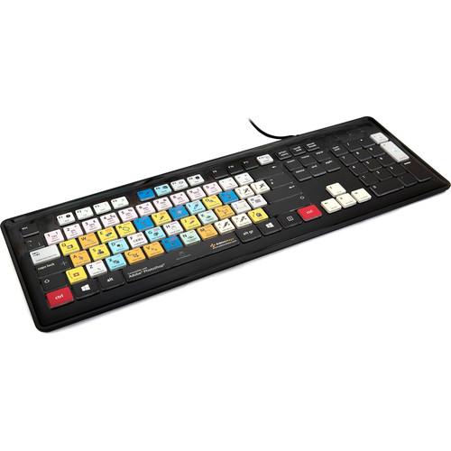 Editors Keys Dedicated Backlit PC Keyboard EK-KB-PHOTOCC-BLW-US