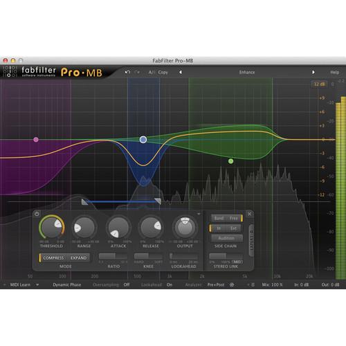 FabFilter Pro-MB Multiband Dynamics Plug-In 11-30170, FabFilter, Pro-MB, Multiband, Dynamics, Plug-In, 11-30170,