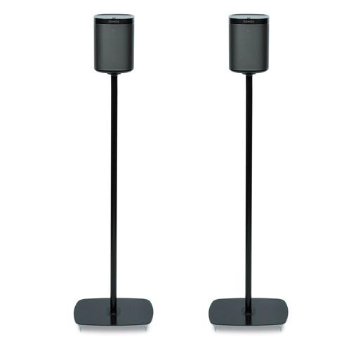 FLEXSON Floorstands for Sonos PLAY:1 (Pair, Black) FLXP1FS2021