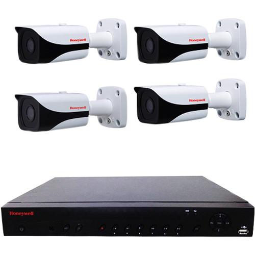 Honeywell Performance Series 4-Ch 1TB NVR with Four HEN04111BB