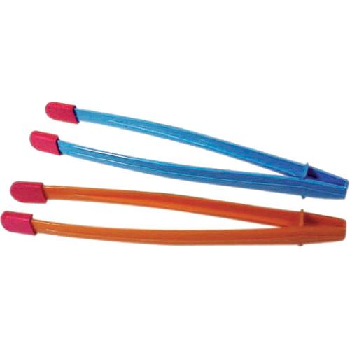 Kalt Plastic Print Tongs with Rubber Tips (2-Pack) NP301PT