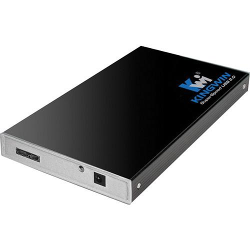 Kingwin KH-201U3-BK SATA Hard Drive USB 3.0 Enclosure