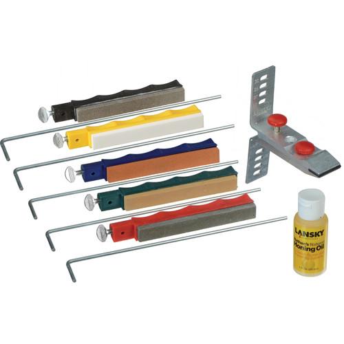 LANSKY Deluxe 5-Stone System Precision Knife Sharpening Kit