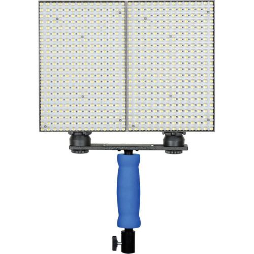 Ledgo 308 LED On-Camera Light Set with Handle (2-Pack) LGB3082K, Ledgo, 308, LED, On-Camera, Light, Set, with, Handle, 2-Pack, LGB3082K