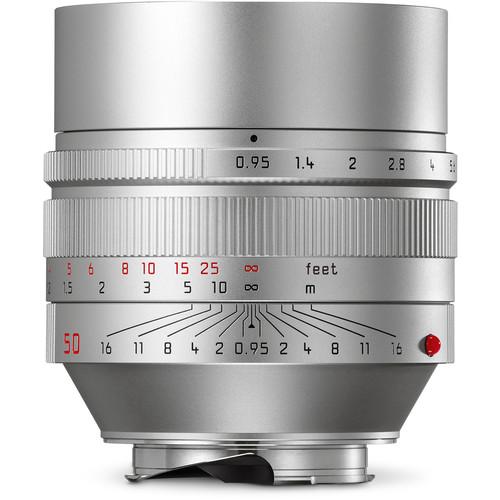 Leica Noctilux-M 50mm f/0.95 ASPH Lens (Silver) 11667, Leica, Noctilux-M, 50mm, f/0.95, ASPH, Lens, Silver, 11667,