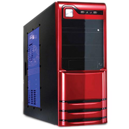 Logisys 10-Bay Mid-Tower Computer Case with 480W Power CS308RD, Logisys, 10-Bay, Mid-Tower, Computer, Case, with, 480W, Power, CS308RD