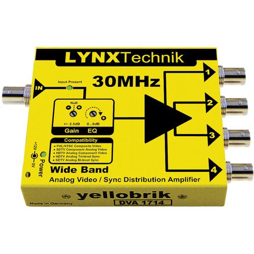 Lynx Technik AG yellobrik Wide Band 1 to 4 Analog D VA 1714, Lynx, Technik, AG, yellobrik, Wide, Band, 1, to, 4, Analog, D, VA, 1714,