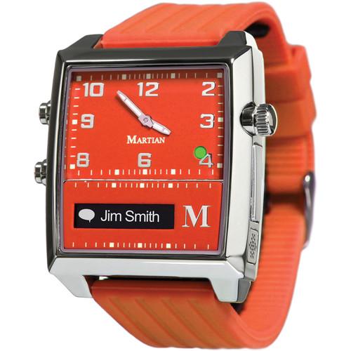 Martian Watches G2G (Red Face & Band) MG100RSR, Martian, Watches, G2G, Red, Face, Band, MG100RSR,