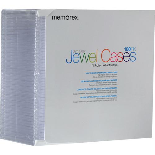 Memorex Clear Slim CD Jewel Cases (100-Pack) 01992, Memorex, Clear, Slim, CD, Jewel, Cases, 100-Pack, 01992,