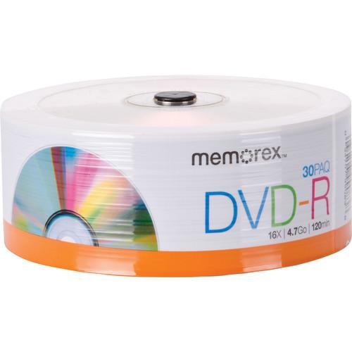 Memorex DVD-R 4.7GB 16x Disc (Spindle Pack of 30) 99083