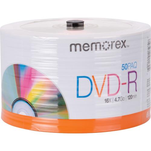 Memorex DVD-R 4.7GB 16x Disc (Spindle Pack of 50) 99180