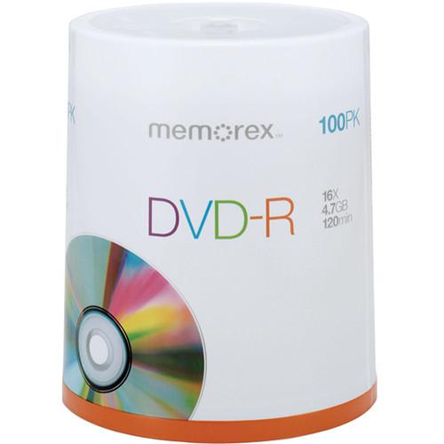 Memorex  DVD-R 4.7GB 16x Single Sided Discs 05641