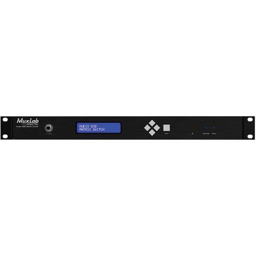 MuxLab 8 x 8 Cat 5e/6 Line Level Audio Matrix Switch 500210