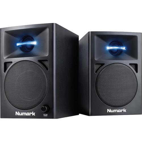 Numark N-Wave 360 Powered Desktop DJ Monitors (Pair) N-WAVE 360