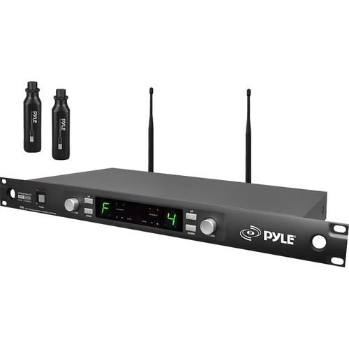 Pyle Pro PDWM3450 UHF Wireless Microphone System With 2 PDWM3450, Pyle, Pro, PDWM3450, UHF, Wireless, Microphone, System, With, 2, PDWM3450