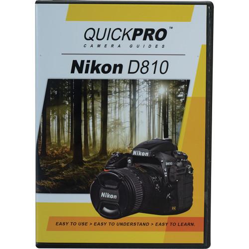 QuickPro DVD: Nikon D810 Instructional Camera Guide 5041