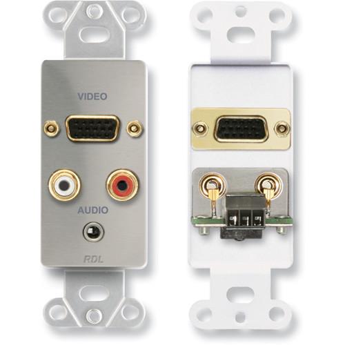 RDL DS-AVM4 Audio and Video Monitor Jack Panels DS-AVM4