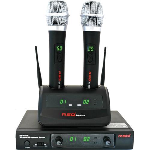 RSQ Audio RM-8000 Rechargeable Dual Channel Wireless RM8000