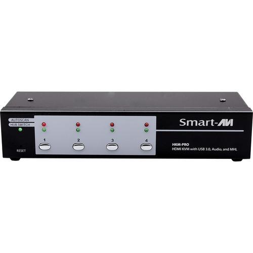 Smart-AVI HKM-Pro 3-Port HDMI KVM Switch HKM-PROS