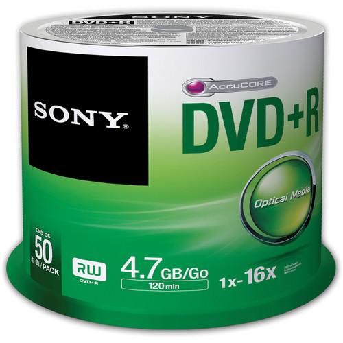 Sony Recordable Storage DVD R (Pack of 50) 50DPR47SP/US, Sony, Recordable, Storage, DVD, R, Pack, of, 50, 50DPR47SP/US,