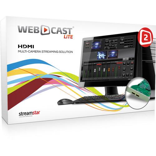 STREAMSTAR WEBCAST LiTE 2 with Two-Input HDMI WEBCASTLITE2, STREAMSTAR, WEBCAST, LiTE, 2, with, Two-Input, HDMI, WEBCASTLITE2,