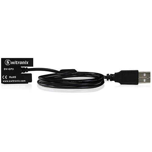 Switronix GoPro Battery Eliminator with USB DV-GP3-USB