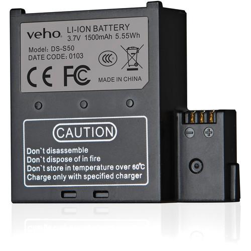 veho 1500mAh Spare Battery for MUVI K-Series Action VCC-A034-SB